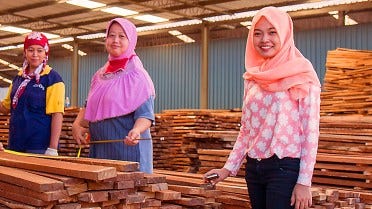 Rosewood Production with Wood-Mizer LT20 Sawmill in Indonesia